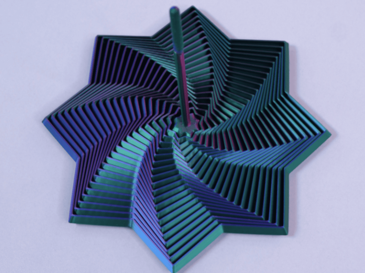 3d printed toys_star fidget toy